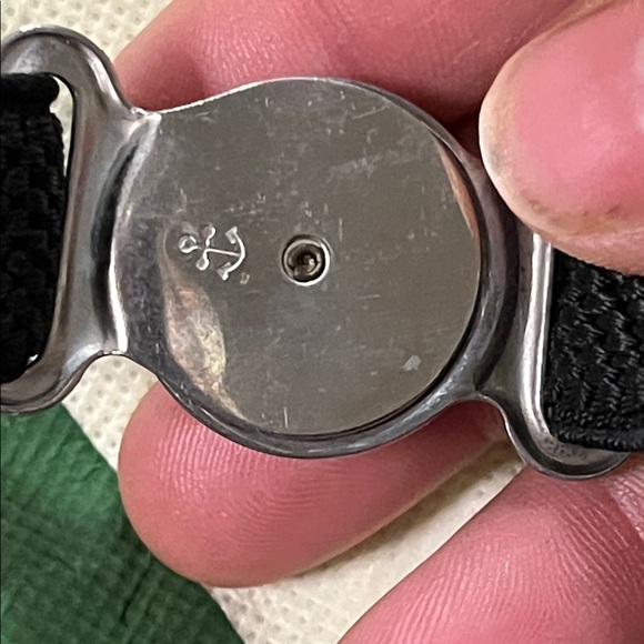 Unique Vintage Black Belt with Silver Accent main image 12